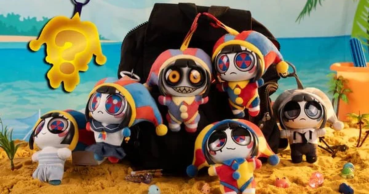 Гача-брелоки из серии «Клоун»