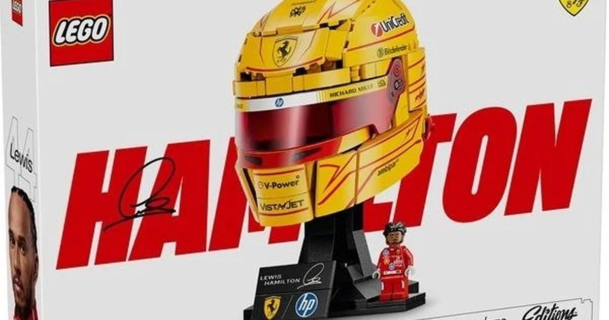 LEGO Шлем пилота — Льюис Хэмилтон