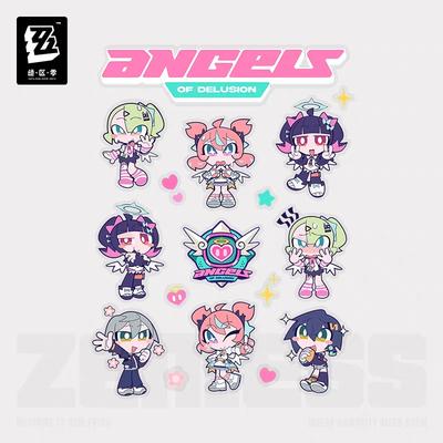 Набор стикеров "Сахарное безумие - милота спасет мир"